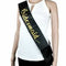 Party Sash Bridesmaid-Black